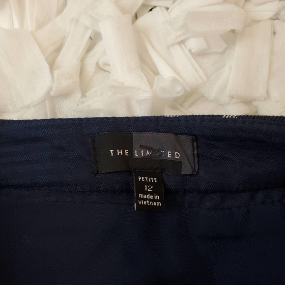 THE LIMITED | FRONT ZIP STRIPED CASUAL MINI SHORT SKIRT WOMEN'S SIZE 12P - Picture 10 of 15